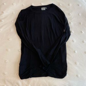 Athleta black sweater, small